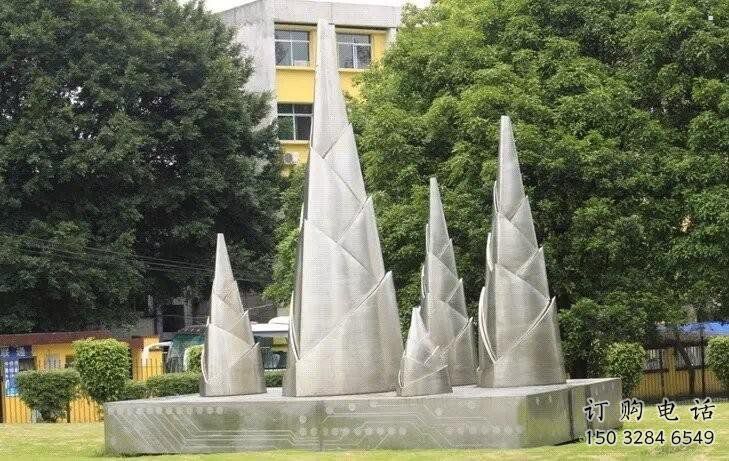 竹筍雕塑承接，景觀雕塑，不銹鋼竹筍雕塑廠家優價