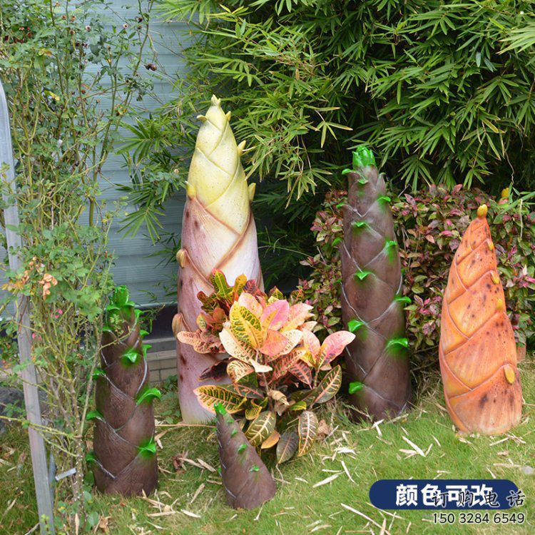 竹筍雕塑供需，小區雕塑，不銹鋼竹筍雕塑制造廠家