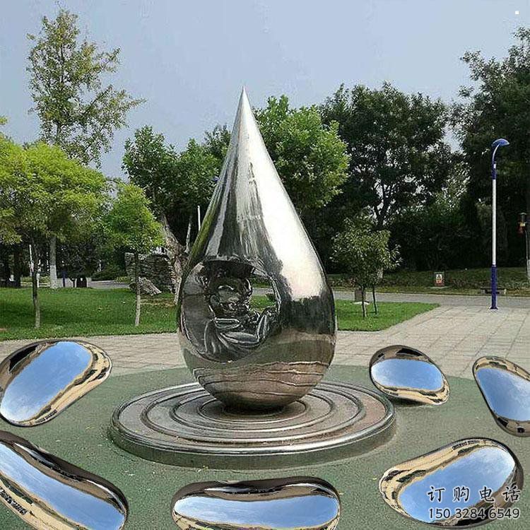 水滴雕塑供應，校園雕塑，不銹鋼水滴雕塑廠家供求
