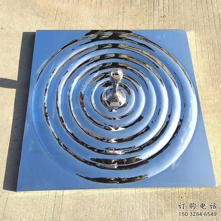 幾何水珠雕塑