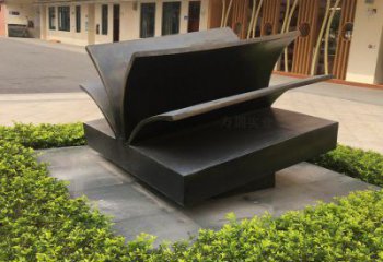 銅書本雕塑工程生產商，地標擺件，銅書本雕塑生產廠家