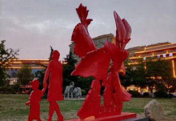 景觀楓葉雕塑廠家，烤漆工藝，烤漆楓葉雕塑承接
