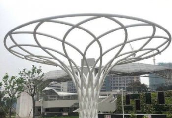 遮陽樹雕塑供需，標(biāo)識(shí)雕塑，鏤空遮陽樹雕塑制造商