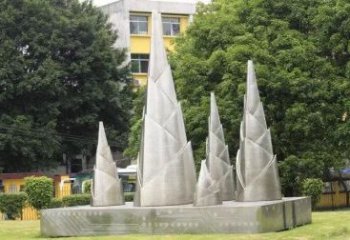 竹筍雕塑承接，景觀雕塑，不銹鋼竹筍雕塑廠家優價