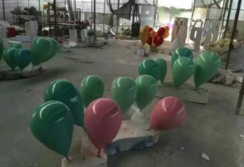 氣球樹雕塑精選，美陳雕塑，玻璃鋼氣球樹雕塑觀賞型