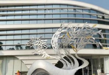 鏤空樹雕塑常用，街道標(biāo)識(shí)，不銹鋼樹雕塑常用