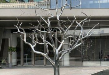樹干雕塑供給，歐式風格，不銹鋼樹干雕塑廠家