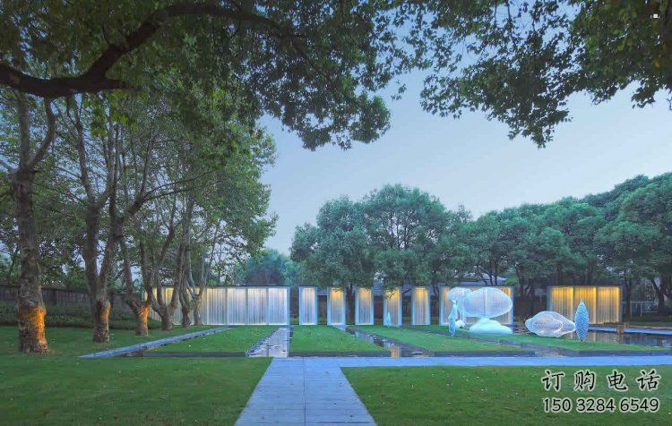 云朵景觀雕塑廠家，鏤空工藝制作，鏤空云朵雕塑廠