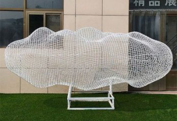 抽象云梯雕塑