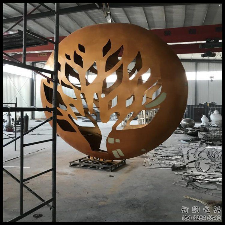 月亮雕塑定做，城區(qū)小品，景觀不銹鋼月亮雕塑定價(jià)