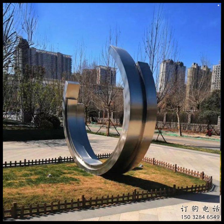 月亮雕塑制造商，城市雕塑，不銹鋼月亮雕塑觀賞型