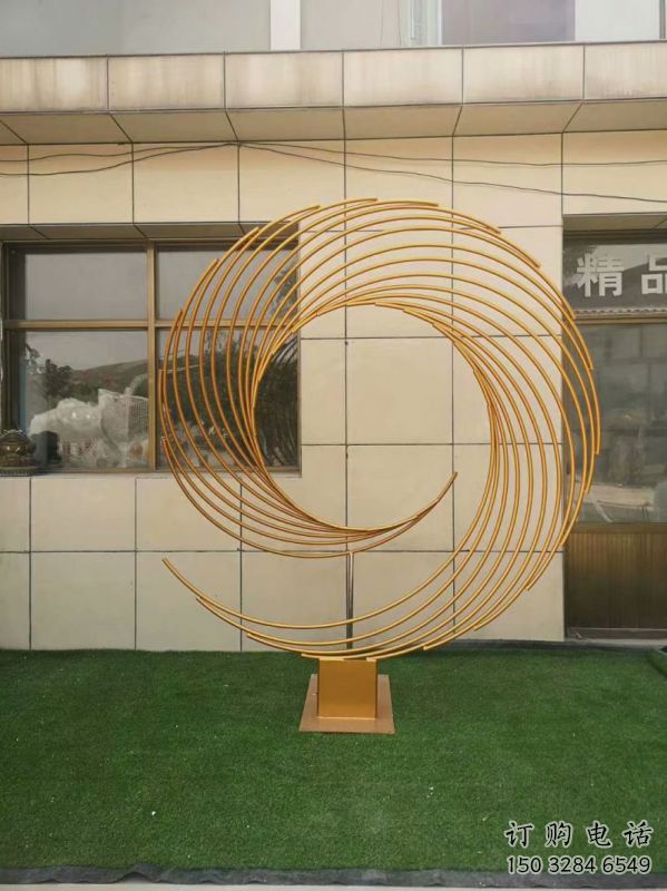 圓環(huán)雕塑定價，景觀雕塑，鏤空圓環(huán)雕塑廠家批發(fā)