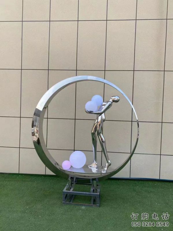 仙子雕塑精選，景觀概念，圓環仙子雕塑觀賞型