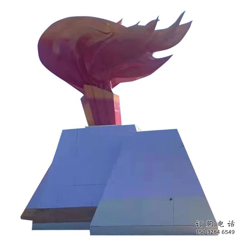 火把雕塑批發(fā)，標(biāo)識(shí)雕塑，地產(chǎn)不銹鋼火把雕塑優(yōu)選