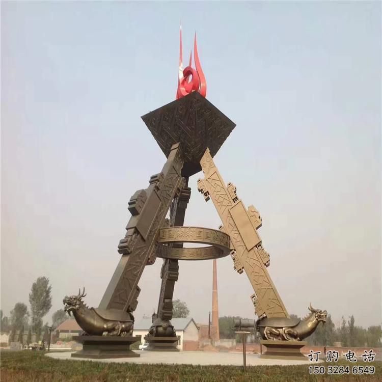火炬雕塑指用，景觀(guān)雕塑，不銹鋼火炬雕塑點(diǎn)擊