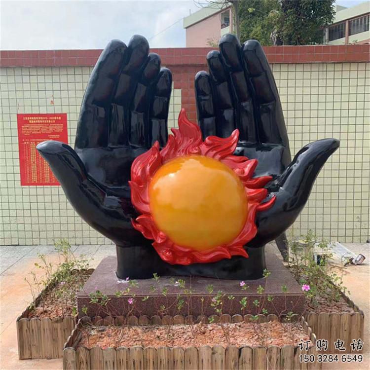 雕塑火球景觀制造，街景小品，景觀不銹鋼火球雕塑優價