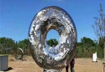 鏤空圓環雕塑制造商，美陳雕塑，不銹鋼圓環雕塑供給