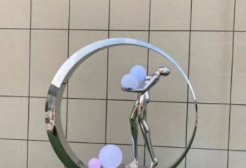 仙子雕塑精選，景觀概念，圓環仙子雕塑觀賞型