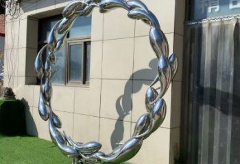 金魚(yú)雕塑專(zhuān)供，露天雕塑，圓環(huán)金魚(yú)雕塑景觀(guān)選用