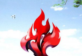 火炬雕塑承接，城市裝飾，大型不銹鋼火炬雕塑生產(chǎn)商