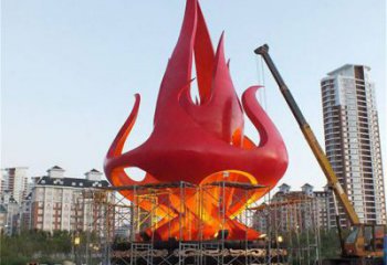 火炬雕塑優選，陸地擺件，不銹鋼火炬雕塑供應