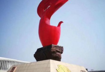 景觀火炬雕塑供應，校園雕塑，不銹鋼火炬雕塑供求