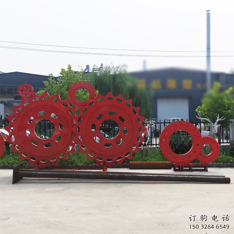 車輪雕塑工廠選用，街道標識，景觀車輪雕塑批發