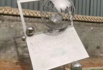 噴漆電腦雕塑