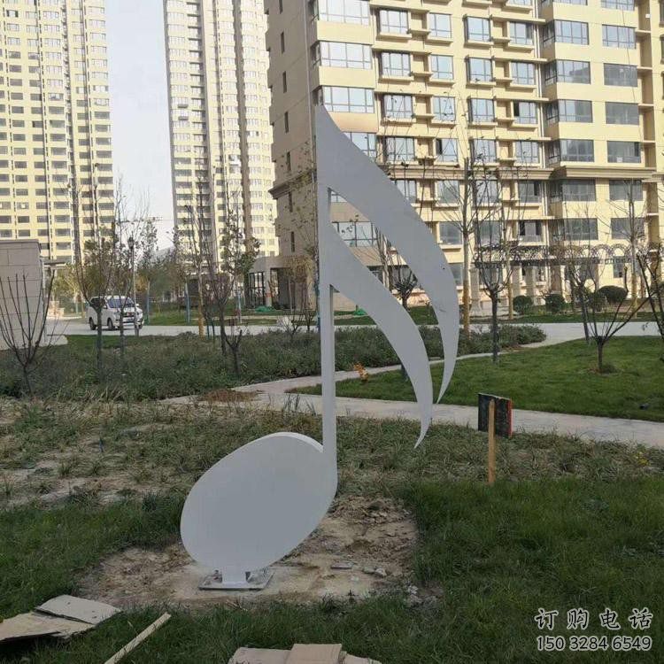 音樂符號雕塑批發，美陳雕塑，主題音樂雕塑標準