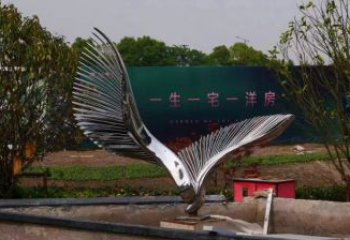 廣場鳥翅雕塑供求，露天雕塑，不銹鋼鳥翅雕塑標(biāo)準(zhǔn)