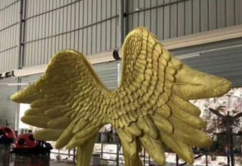 廣場鳥翅雕塑批發(fā)，廣場系列，不銹鋼鳥翅雕塑定價