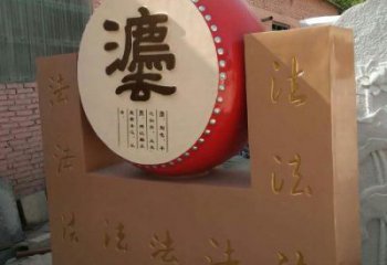 鐵鼓雕塑底座選定，景觀雕塑，景觀鐵鼓雕塑造型生產商