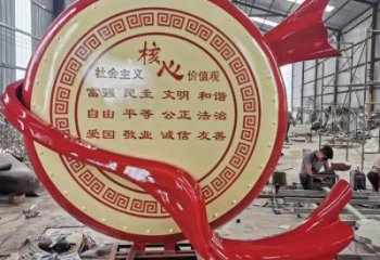 現代戰鼓雕塑