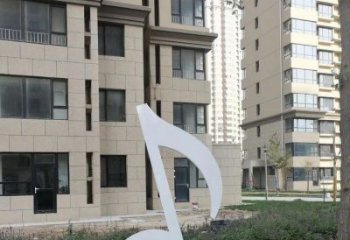 音樂符號雕塑定做，廣場雕塑，室外音樂符號雕塑提供