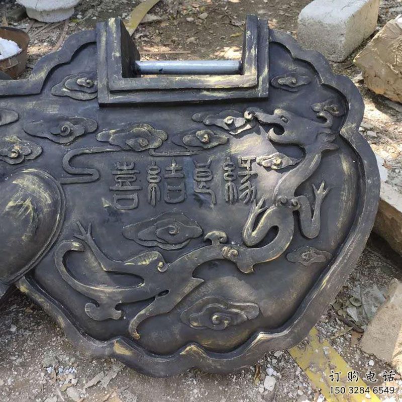 鏤空鎖子雕塑制造商，園區(qū)雕塑，鎖子雕塑供給