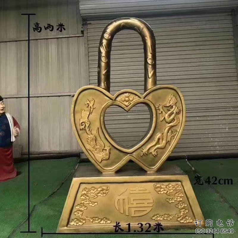 商業同心鎖雕塑承接，鍛造工藝，鎖子雕塑訂做