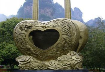 鋼結構銅鎖子雕塑選用，廣場雕塑，銅鎖子雕塑異型