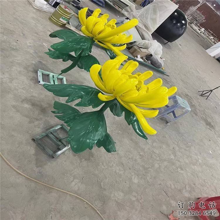 銅陵景區菊花雕塑優選，圓雕體系，城市菊花雕塑選定