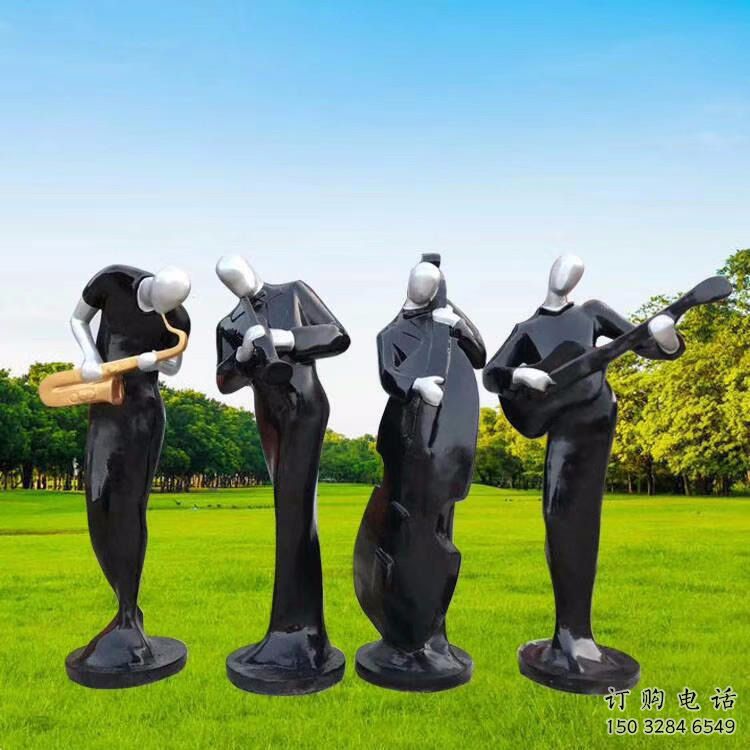 珠海住宅小區吹拉彈唱雕塑
