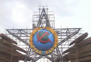 天水公園五角星雕塑