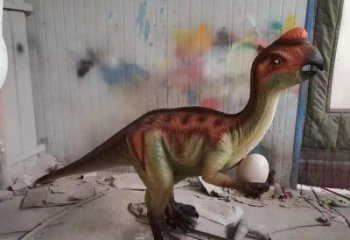 深圳抽象恐龍雕塑制造，動物雕塑，玻璃鋼恐龍雕塑展品