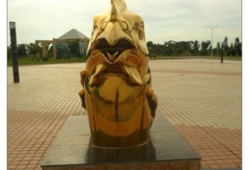 不銹鋼生肖雕塑,鍍鈦工藝,公園廣場戶外擺放