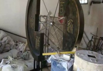 信陽園林銅錢雕塑精選,陸地擺件,公園銅錢雕塑精品