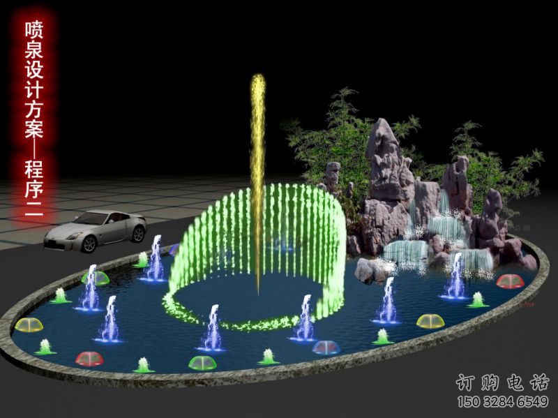 孝感旱地漂浮噴泉雕塑，水景藝術噴泉雕塑生產商