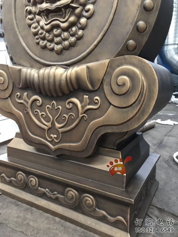 湖北抱箍鑄造觀賞型，露天雕塑，鑄銅抱箍雕塑訂做