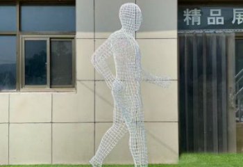 哈爾濱鏤空運動員雕塑服務商，美陳雕塑，鐵藝體育人物雕塑精選