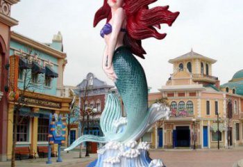株洲水景美人魚雕塑