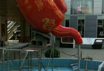 湘西岳陽鐵藝水景天壺雕塑，噴泉雕塑，抽象天壺雕塑制作
