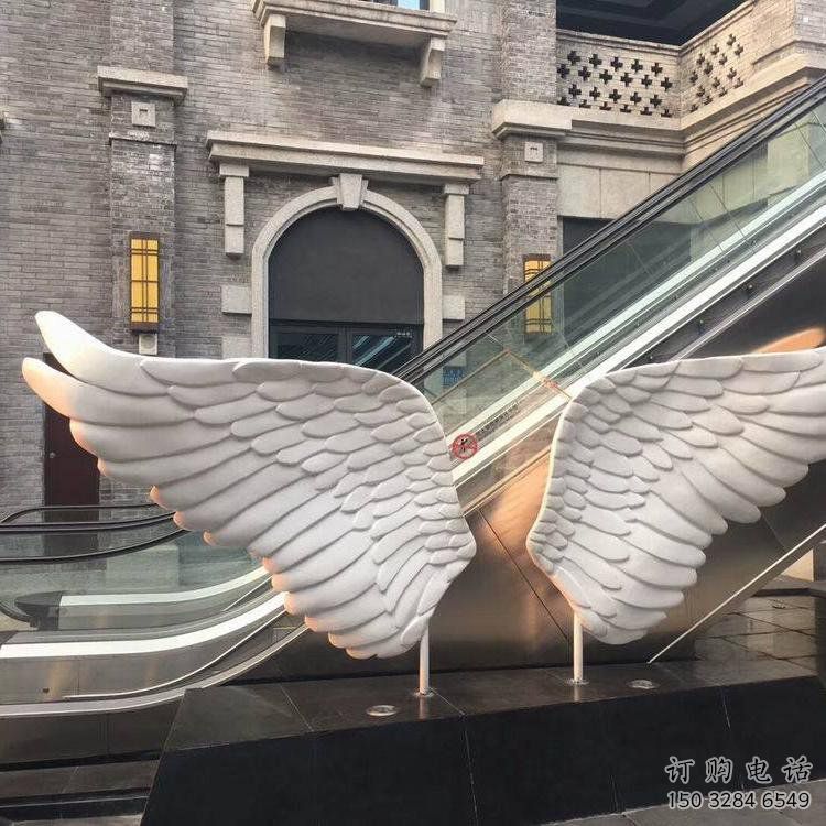 遼源景觀鳥翅雕塑制造，歐式風格，不銹鋼鳥翅雕塑定價