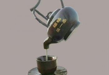 白山玄關(guān)懸壺雕塑